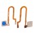 Fingerprint Sensor Flex Cable For Xiaomi Mi 8 Lite Blue By - Maxbhi Com