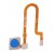 Fingerprint Sensor Flex Cable For Xiaomi Mi 8 Lite Blue By - Maxbhi Com