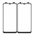 Replacement Front Glass For Micromax In 2b Black By - Maxbhi Com