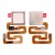 Fingerprint Sensor Flex Cable For Xiaomi Redmi 3 Pro Gold By - Maxbhi Com