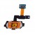 Fingerprint Sensor Flex Cable For Samsung Galaxy J7 2017 Rose Gold By - Maxbhi Com