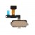 Fingerprint Sensor Flex Cable For Samsung Galaxy J7 2017 White By - Maxbhi Com