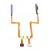 Fingerprint Sensor Flex Cable For Xiaomi Redmi K30 5g Purple By - Maxbhi Com