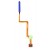 Fingerprint Sensor Flex Cable For Xiaomi Redmi K30 Black By - Maxbhi Com