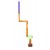 Fingerprint Sensor Flex Cable For Xiaomi Redmi K30 Purple By - Maxbhi Com