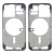 Lcd Frame Middle Chassis For Apple Iphone 13 Pro Blue By - Maxbhi Com