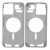 Lcd Frame Middle Chassis For Apple Iphone 13 Pro Max White By - Maxbhi Com