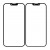 Replacement Front Glass For Apple Iphone 13 Pro Max Black By - Maxbhi Com