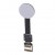 Fingerprint Sensor Flex Cable For Sony Xperia Xz2 Compact Silver By - Maxbhi Com