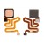 Fingerprint Sensor Flex Cable For Huawei P9 Plus Gold By - Maxbhi Com