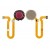 Fingerprint Sensor Flex Cable For Motorola One Hyper Wine By - Maxbhi Com