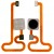 Fingerprint Sensor Flex Cable For Xiaomi Mi Mix 2s Black By - Maxbhi Com