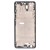 Lcd Frame Middle Chassis For Lg Q92 5g Black By - Maxbhi Com