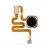 Fingerprint Sensor Flex Cable For Xiaomi Redmi Y2 Black By - Maxbhi Com
