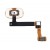 Fingerprint Sensor Flex Cable For Oppo R9 Plus White By - Maxbhi Com