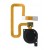 Fingerprint Sensor Flex Cable For Huawei Y7 2018 Black By - Maxbhi Com