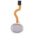 Fingerprint Sensor Flex Cable For Samsung Galaxy A8s White By - Maxbhi Com