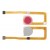 Fingerprint Sensor Flex Cable For Lg K51s Red By - Maxbhi Com