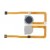 Fingerprint Sensor Flex Cable For Lg K51s White By - Maxbhi Com