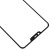 Replacement Front Glass For Oppo A5 Black By - Maxbhi Com