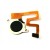 Fingerprint Sensor Flex Cable For Cat S52 White By - Maxbhi Com