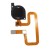 Fingerprint Sensor Flex Cable For Huawei Y9 2018 Black By - Maxbhi Com