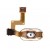 Fingerprint Sensor Flex Cable For Vivo X7 Gold By - Maxbhi Com