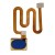 Fingerprint Sensor Flex Cable For Oppo A11 Purple By - Maxbhi Com