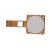 Fingerprint Sensor Flex Cable For Asus Zenfone Max Plus M1 Silver By - Maxbhi Com