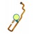 Fingerprint Sensor Flex Cable For Huawei Y Max Brown By - Maxbhi Com
