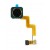 Fingerprint Sensor Flex Cable For Nokia X71 Black By - Maxbhi Com