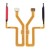 Fingerprint Sensor Flex Cable For Lg K62 Black By - Maxbhi Com