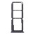 Sim Card Holder Tray For Oppo A55 Black - Maxbhi Com