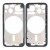 Lcd Frame Middle Chassis For Apple Iphone 13 Mini Black By - Maxbhi Com