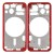 Lcd Frame Middle Chassis For Apple Iphone 13 Mini Red By - Maxbhi Com