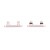 Volume Side Button Outer For Apple Iphone 13 Mini Pink By - Maxbhi Com