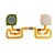 Fingerprint Sensor Flex Cable For Lg K40 White By - Maxbhi Com
