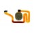 Fingerprint Sensor Flex Cable For Zte Blade A7 Prime Silver By - Maxbhi Com