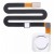 Fingerprint Sensor Flex Cable For Meizu Note 9 White By - Maxbhi Com
