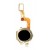 Fingerprint Sensor Flex Cable For Oppo A8 Black By - Maxbhi Com