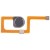 Fingerprint Sensor Flex Cable For Lg Q51 Black By - Maxbhi Com