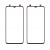 Replacement Front Glass For Vivo V21 Black By - Maxbhi Com
