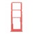 Sim Card Holder Tray For Samsung Galaxy A12 Red - Maxbhi Com