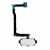 Fingerprint Sensor Flex Cable For Samsung Galaxy Note5 Cdma Silver By - Maxbhi Com