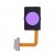 Fingerprint Sensor Flex Cable For Lg Q Stylus Plus Violet By - Maxbhi Com