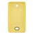 Back Panel Cover For Nokia Asha 501 Yellow - Maxbhi Com