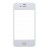 Replacement Front Glass For Apple Iphone 4s White By - Maxbhi Com
