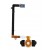 Fingerprint Sensor Flex Cable For Samsung Galaxy S6 Duos Black By - Maxbhi Com