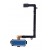 Fingerprint Sensor Flex Cable For Samsung Galaxy S6 Duos Blue By - Maxbhi Com