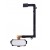 Fingerprint Sensor Flex Cable For Samsung Galaxy S6 Duos White By - Maxbhi Com